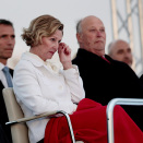 King Harald and Queen Sonja on the Opera Roof (Photo: Stian Lysberg Solum / NTB scanpix)